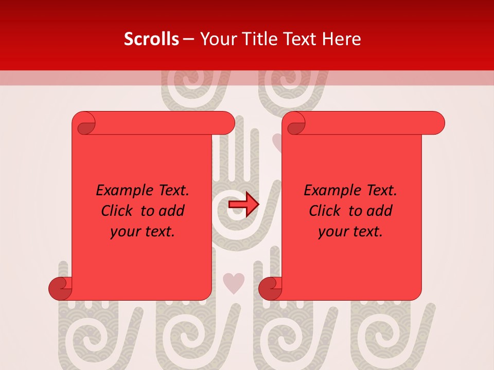 Happiness Palm Festive PowerPoint Template