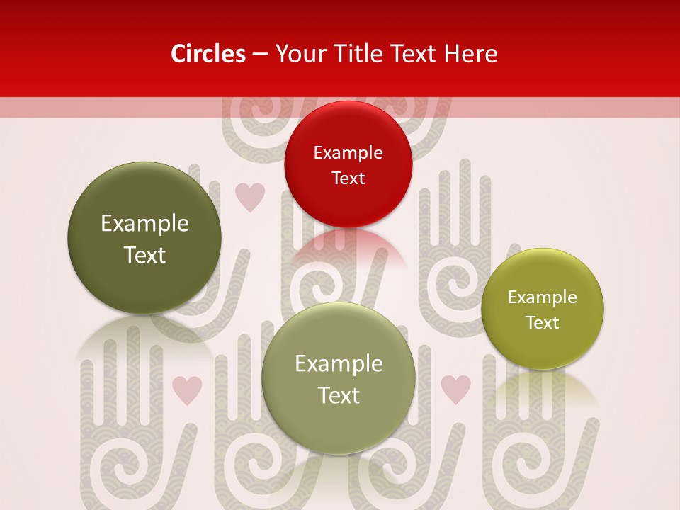 Happiness Palm Festive PowerPoint Template