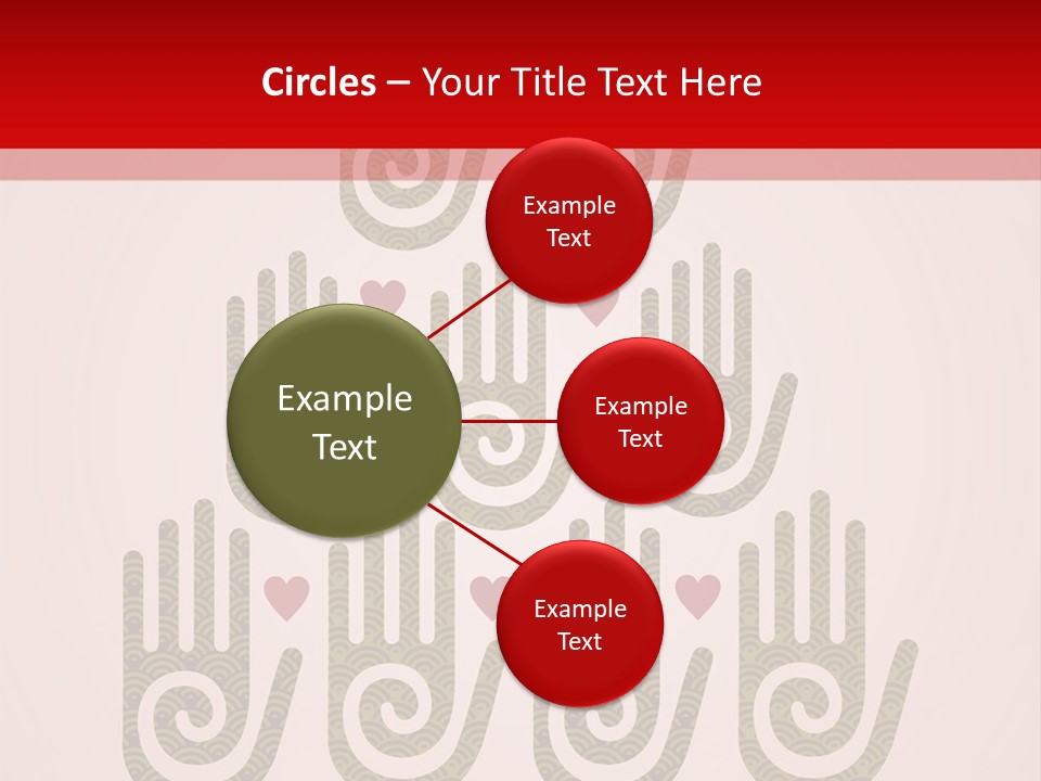 Happiness Palm Festive PowerPoint Template