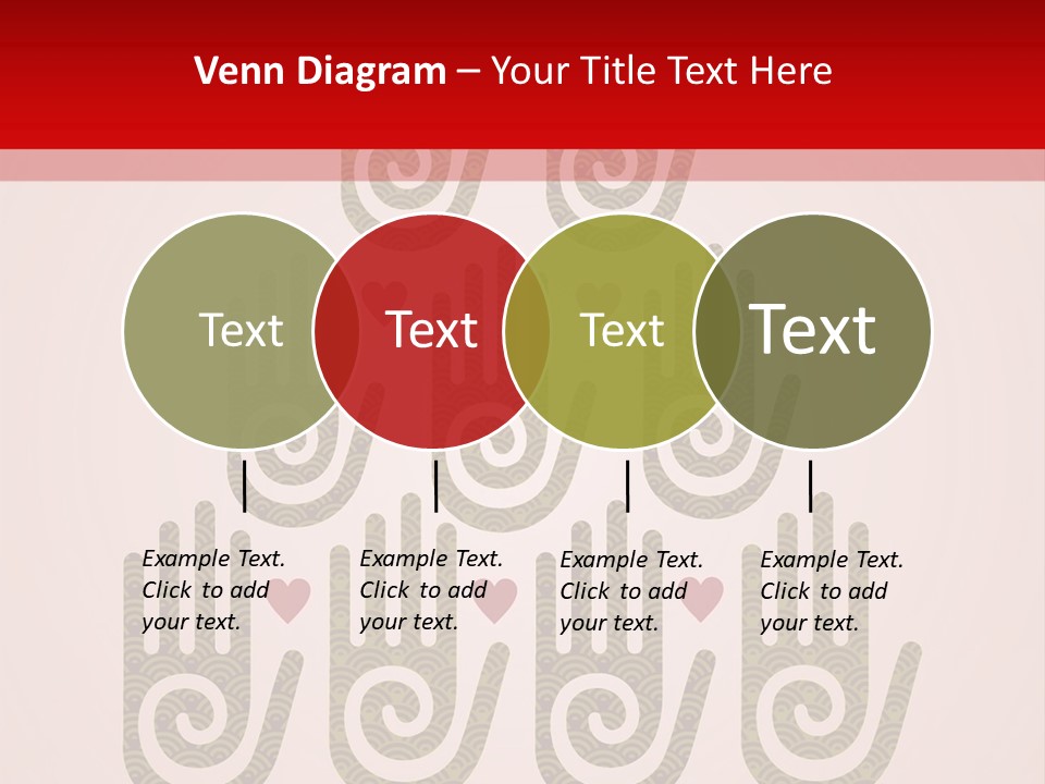 Happiness Palm Festive PowerPoint Template