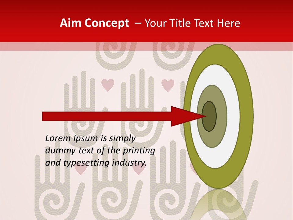 Happiness Palm Festive PowerPoint Template