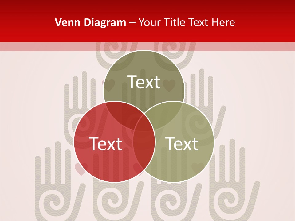 Happiness Palm Festive PowerPoint Template