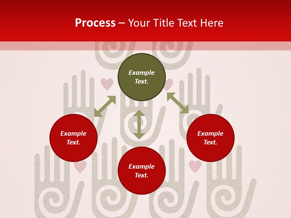 Happiness Palm Festive PowerPoint Template