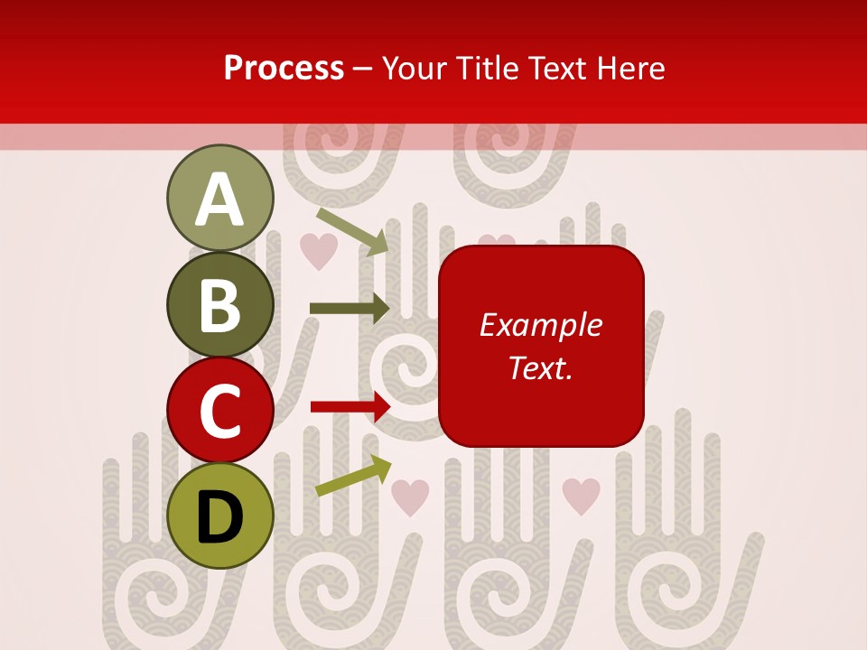 Happiness Palm Festive PowerPoint Template