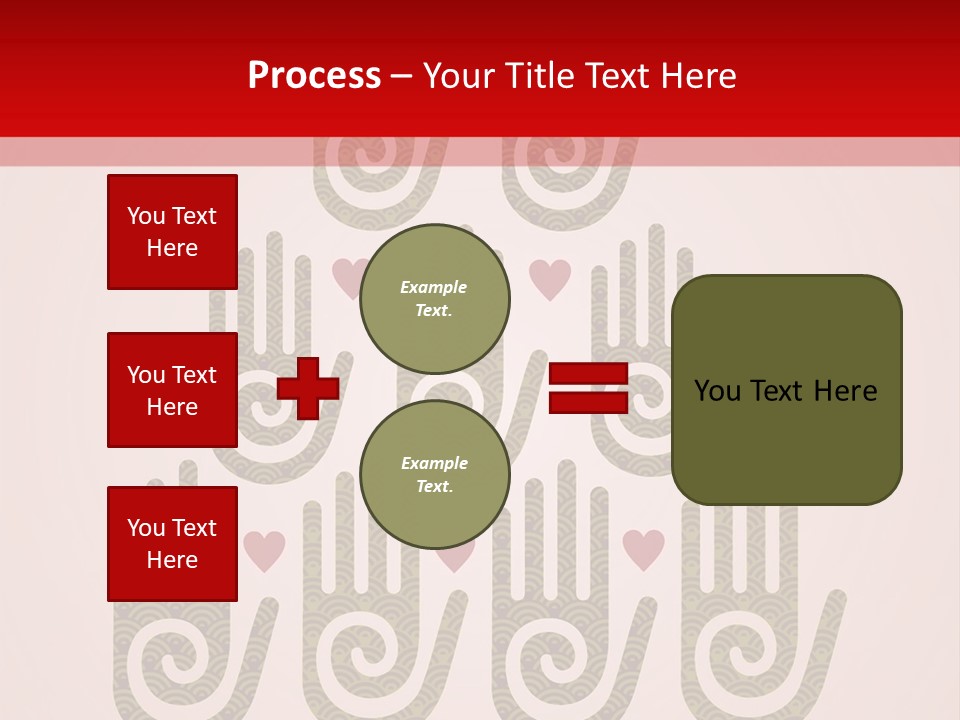 Happiness Palm Festive PowerPoint Template