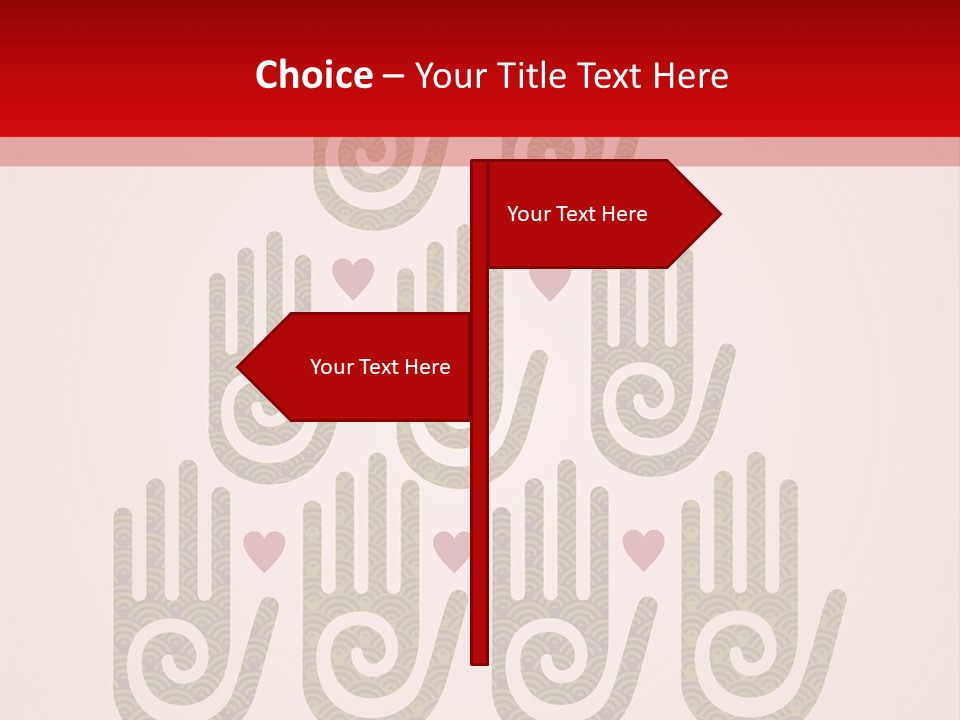 Happiness Palm Festive PowerPoint Template