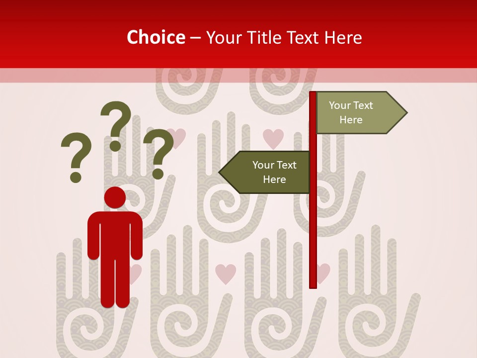 Happiness Palm Festive PowerPoint Template