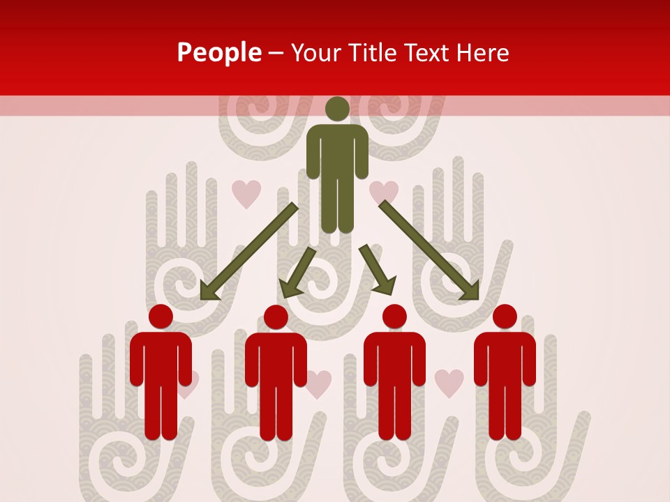 Happiness Palm Festive PowerPoint Template