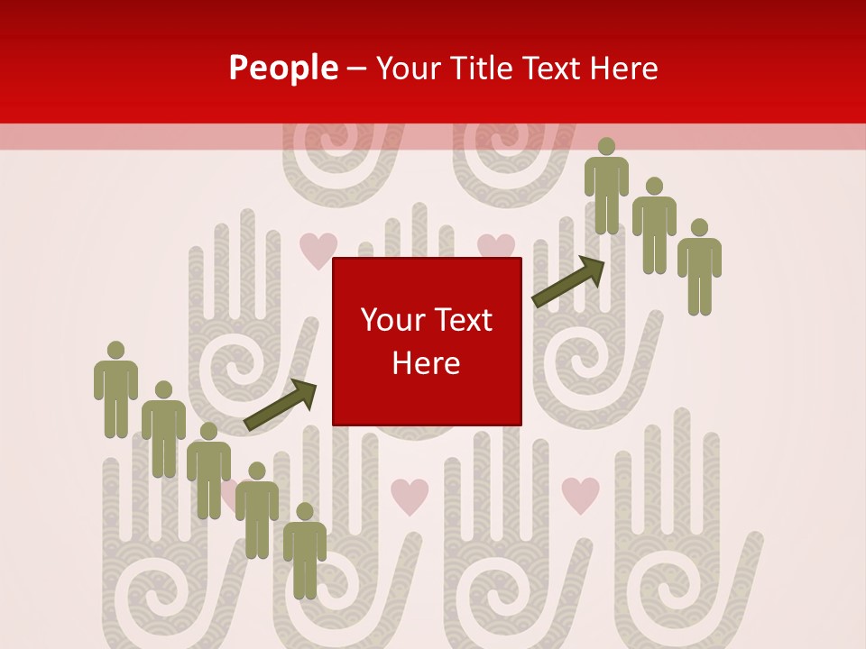 Happiness Palm Festive PowerPoint Template