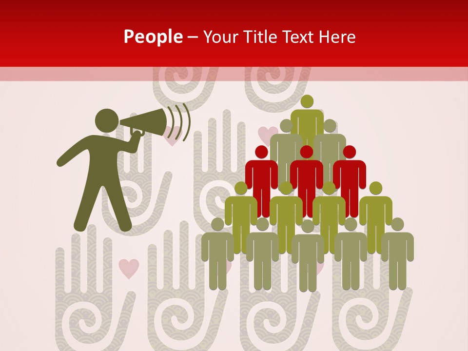 Happiness Palm Festive PowerPoint Template