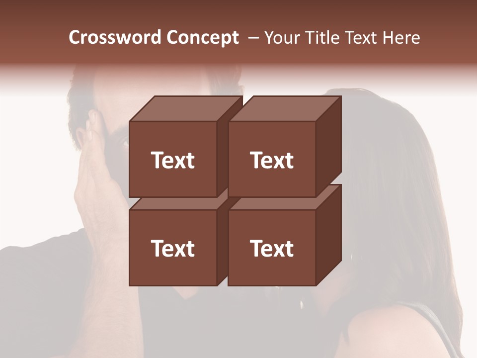 Adult Caucasian White PowerPoint Template