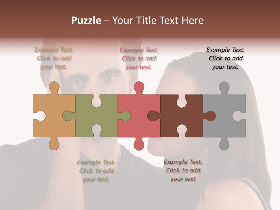 Adult Caucasian White PowerPoint Template