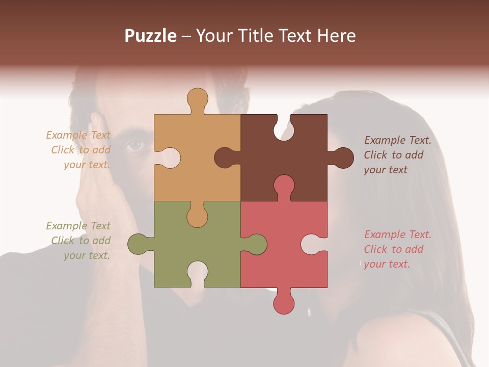 Adult Caucasian White PowerPoint Template