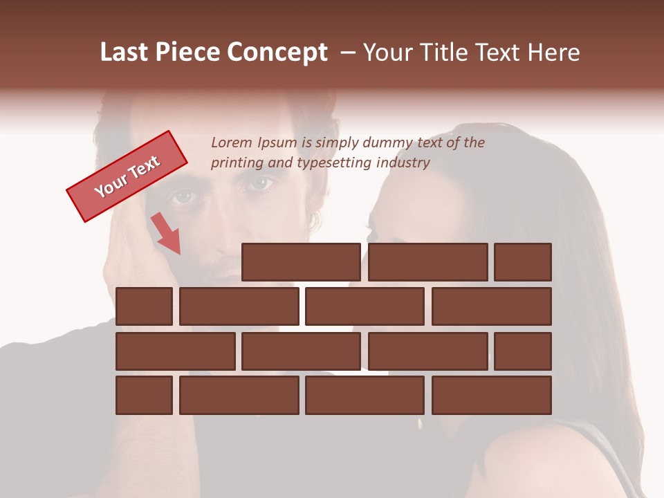 Adult Caucasian White PowerPoint Template