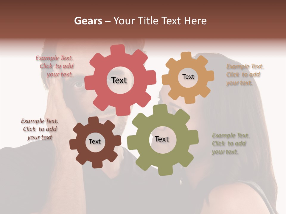 Adult Caucasian White PowerPoint Template