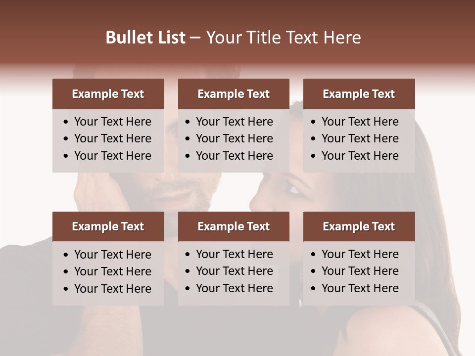 Adult Caucasian White PowerPoint Template