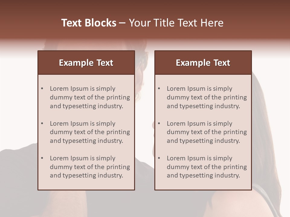 Adult Caucasian White PowerPoint Template