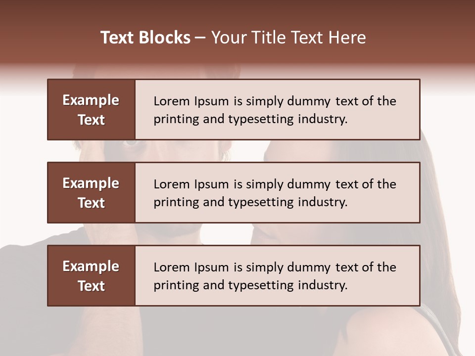 Adult Caucasian White PowerPoint Template