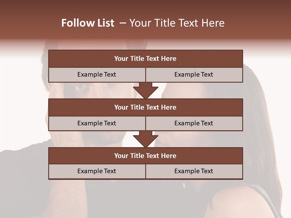Adult Caucasian White PowerPoint Template