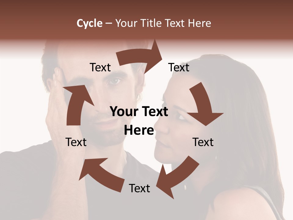 Adult Caucasian White PowerPoint Template