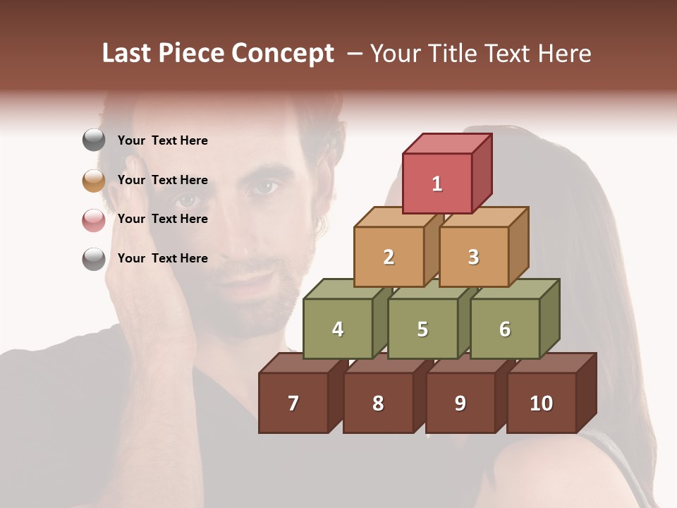 Adult Caucasian White PowerPoint Template