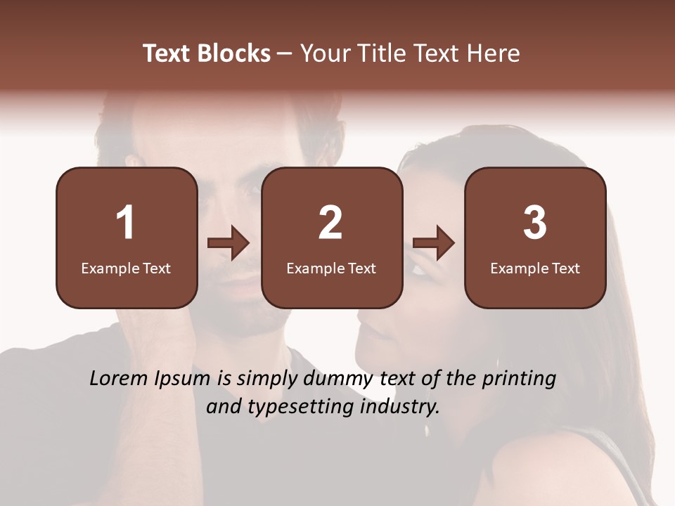 Adult Caucasian White PowerPoint Template