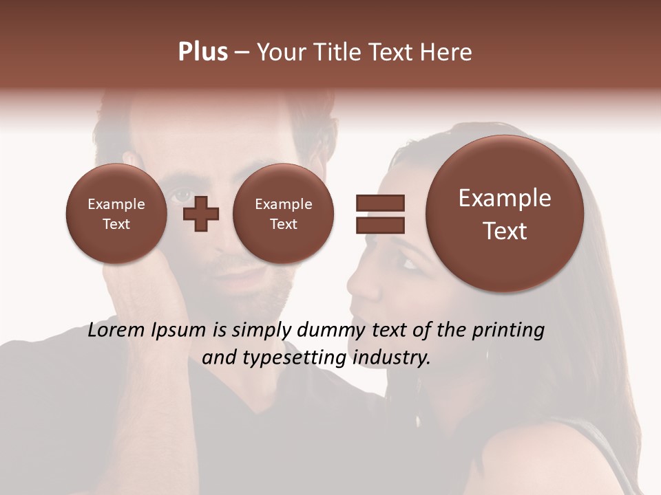 Adult Caucasian White PowerPoint Template
