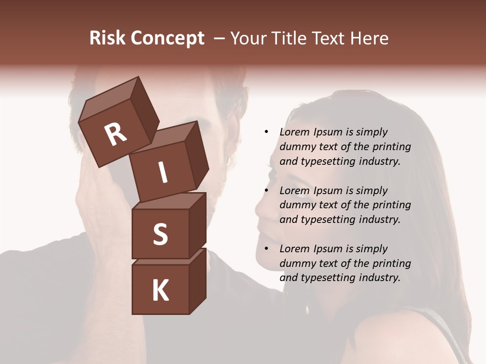 Adult Caucasian White PowerPoint Template