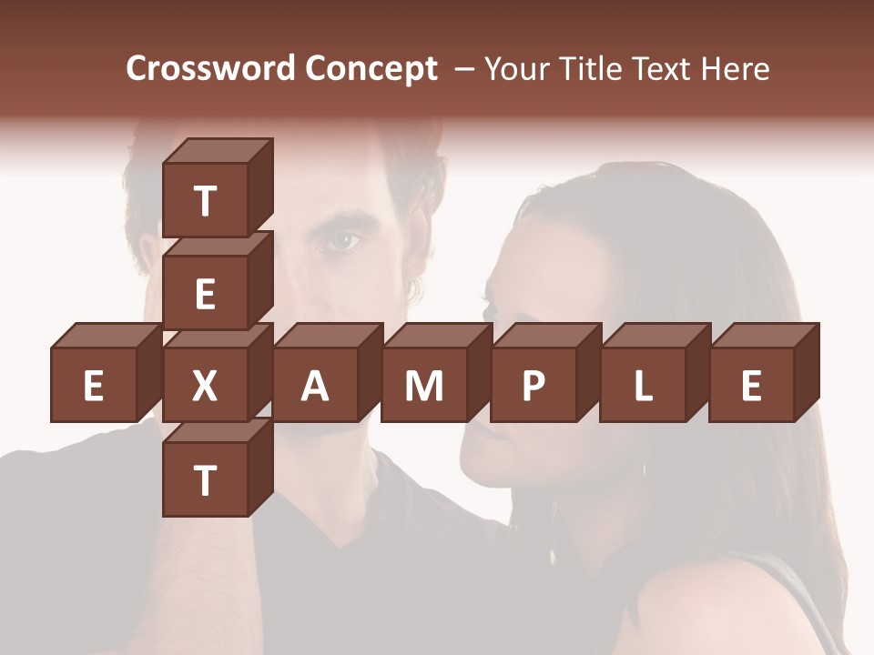 Adult Caucasian White PowerPoint Template