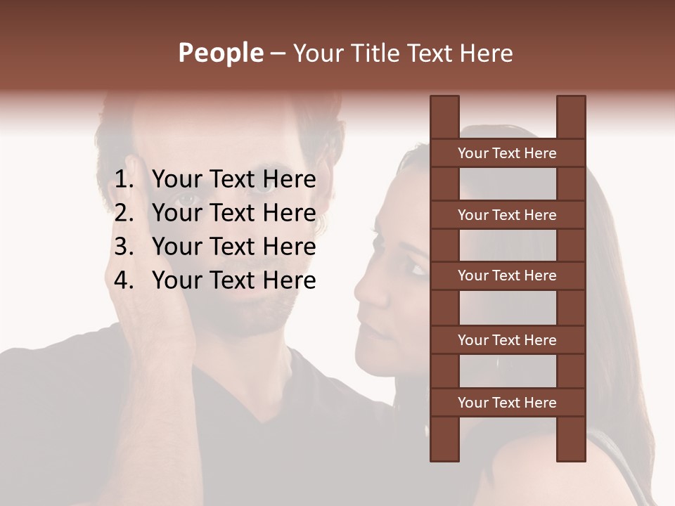 Adult Caucasian White PowerPoint Template