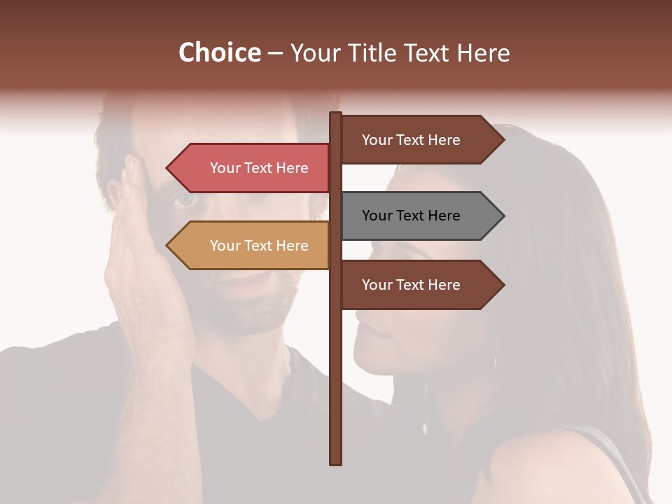 Adult Caucasian White PowerPoint Template