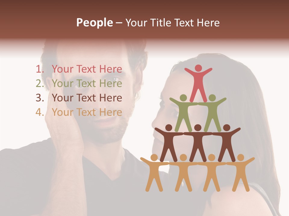 Adult Caucasian White PowerPoint Template