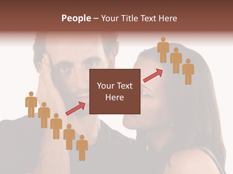 Adult Caucasian White PowerPoint Template