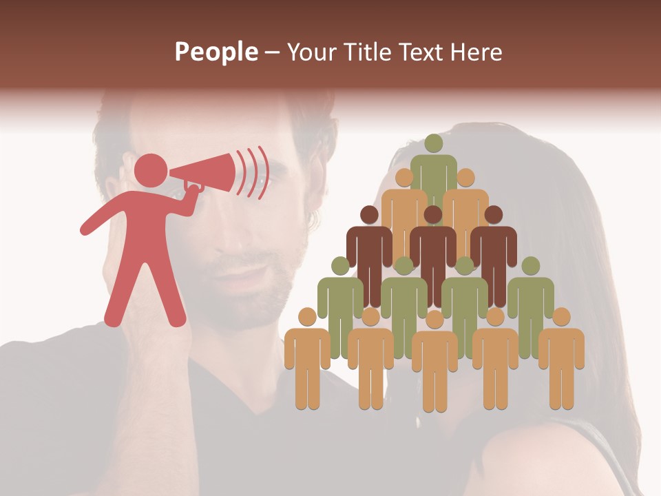 Adult Caucasian White PowerPoint Template