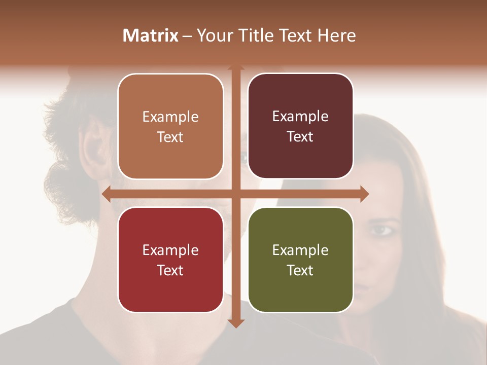 Innocent Fighting Partner PowerPoint Template