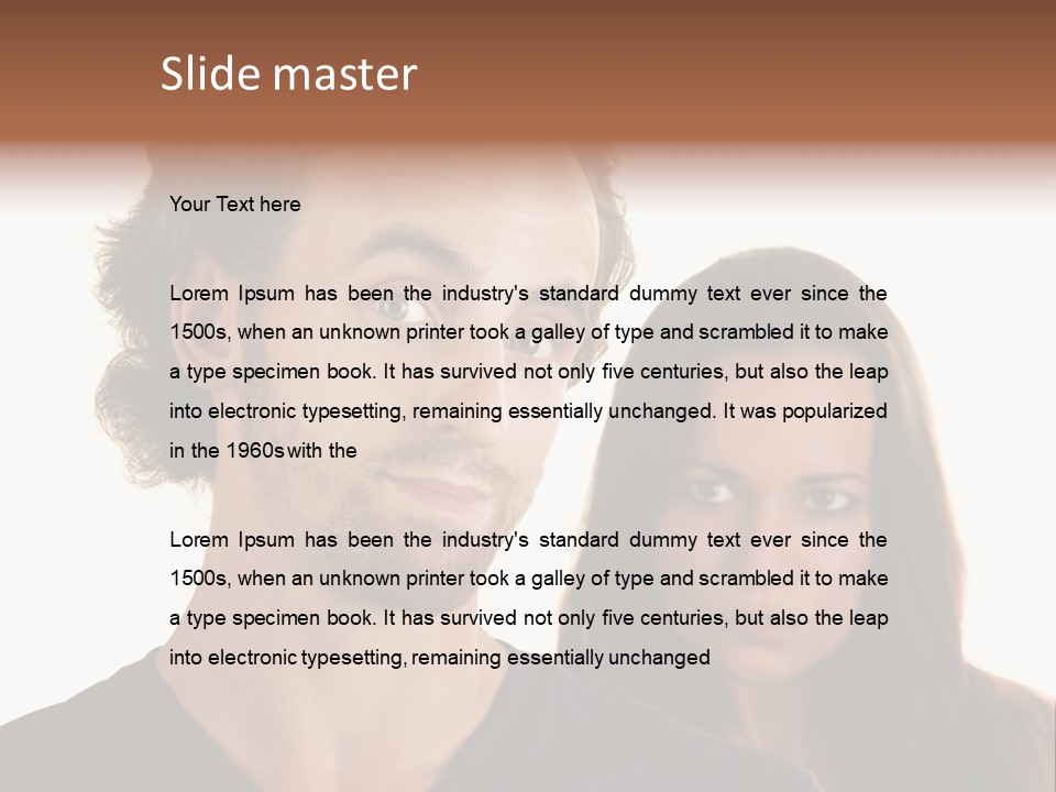 Innocent Fighting Partner PowerPoint Template