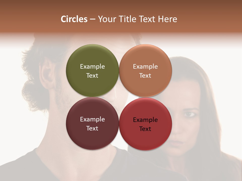 Innocent Fighting Partner PowerPoint Template