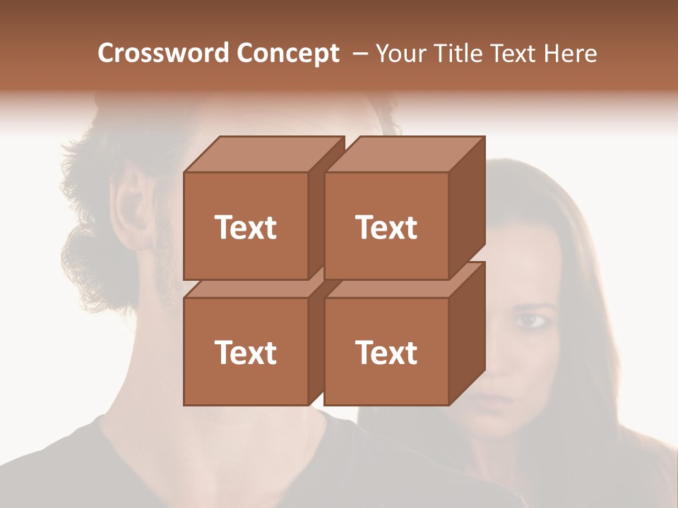 Innocent Fighting Partner PowerPoint Template