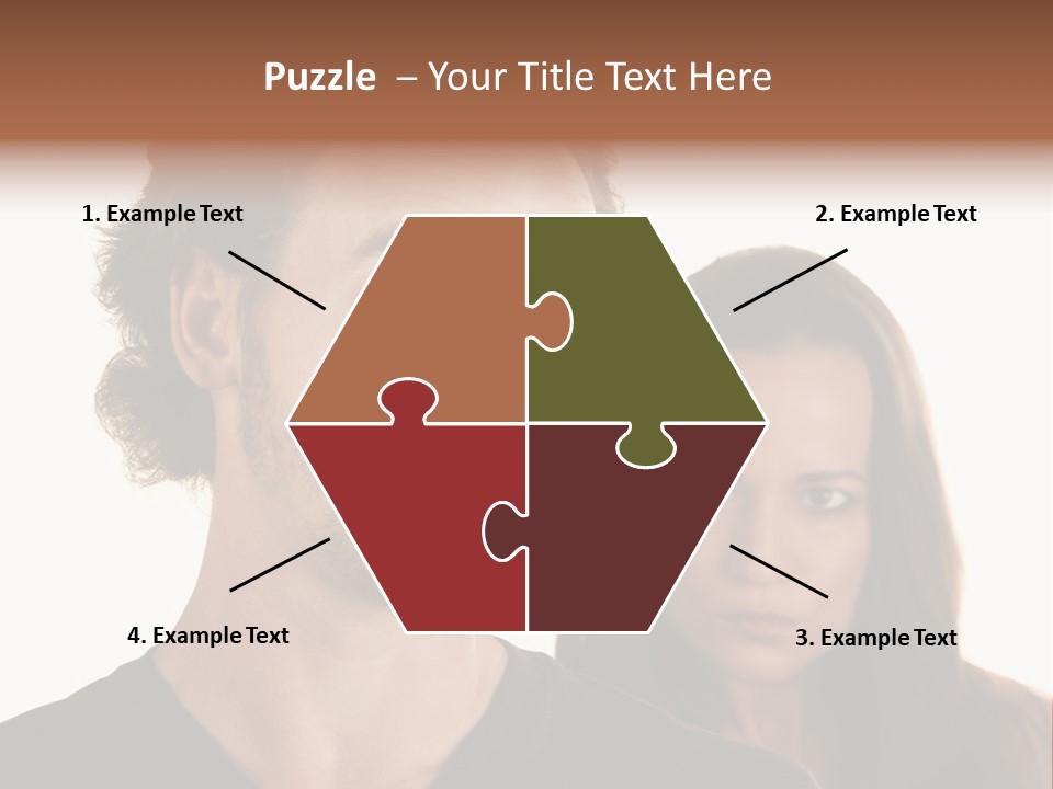 Innocent Fighting Partner PowerPoint Template