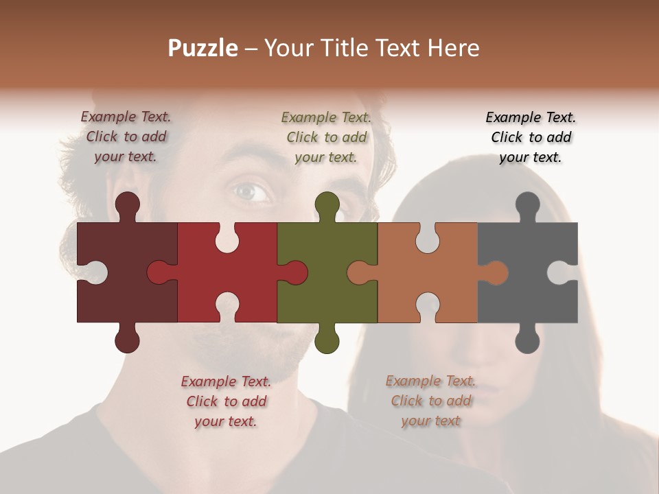 Innocent Fighting Partner PowerPoint Template