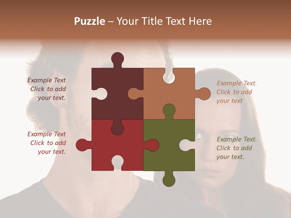 Innocent Fighting Partner PowerPoint Template