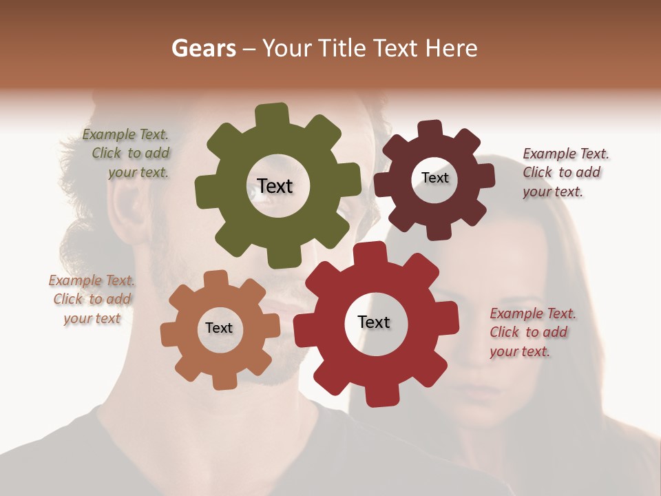 Innocent Fighting Partner PowerPoint Template