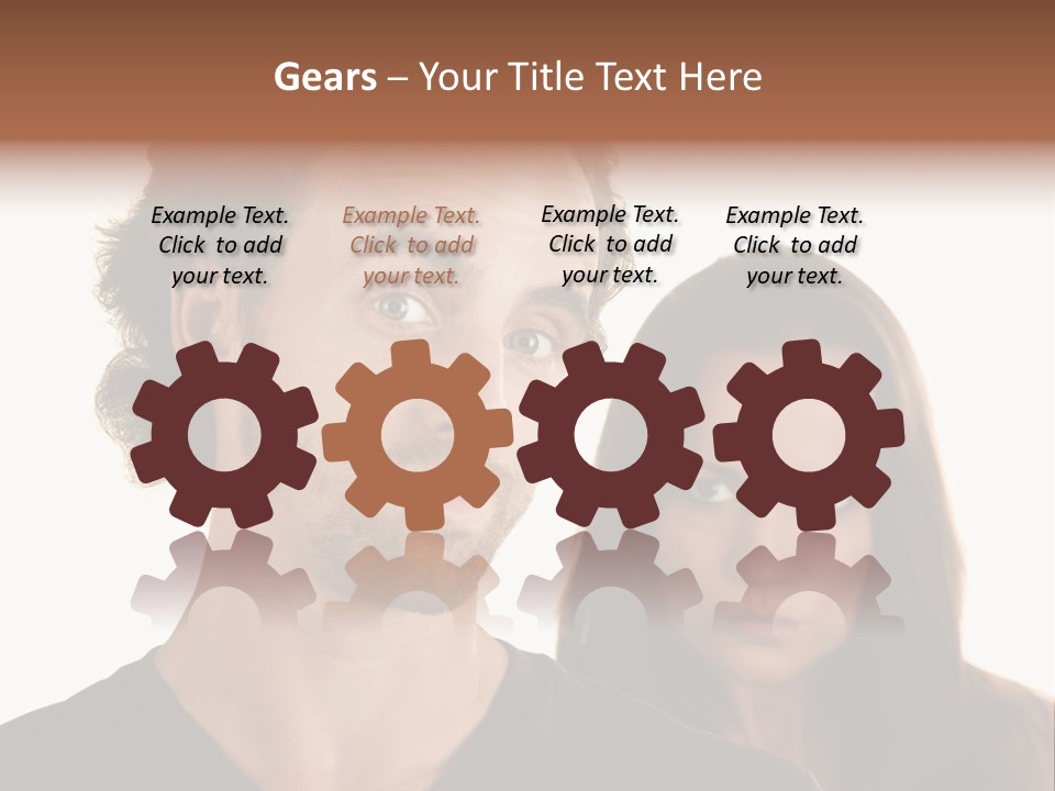 Innocent Fighting Partner PowerPoint Template