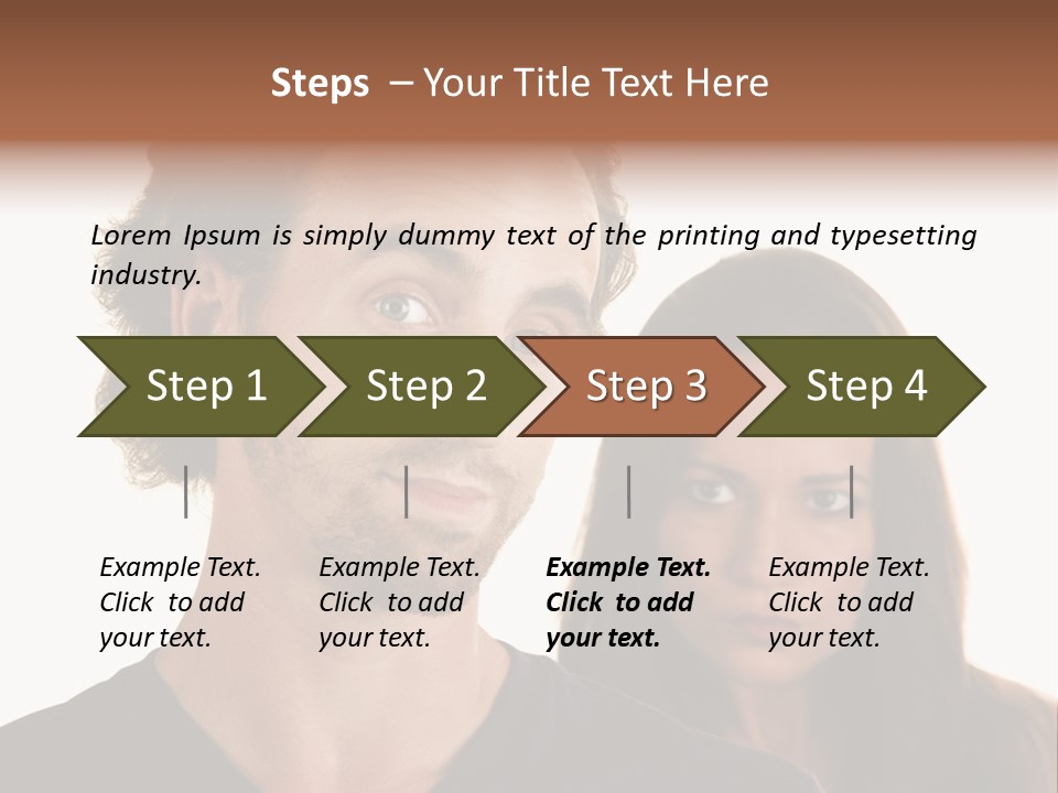 Innocent Fighting Partner PowerPoint Template