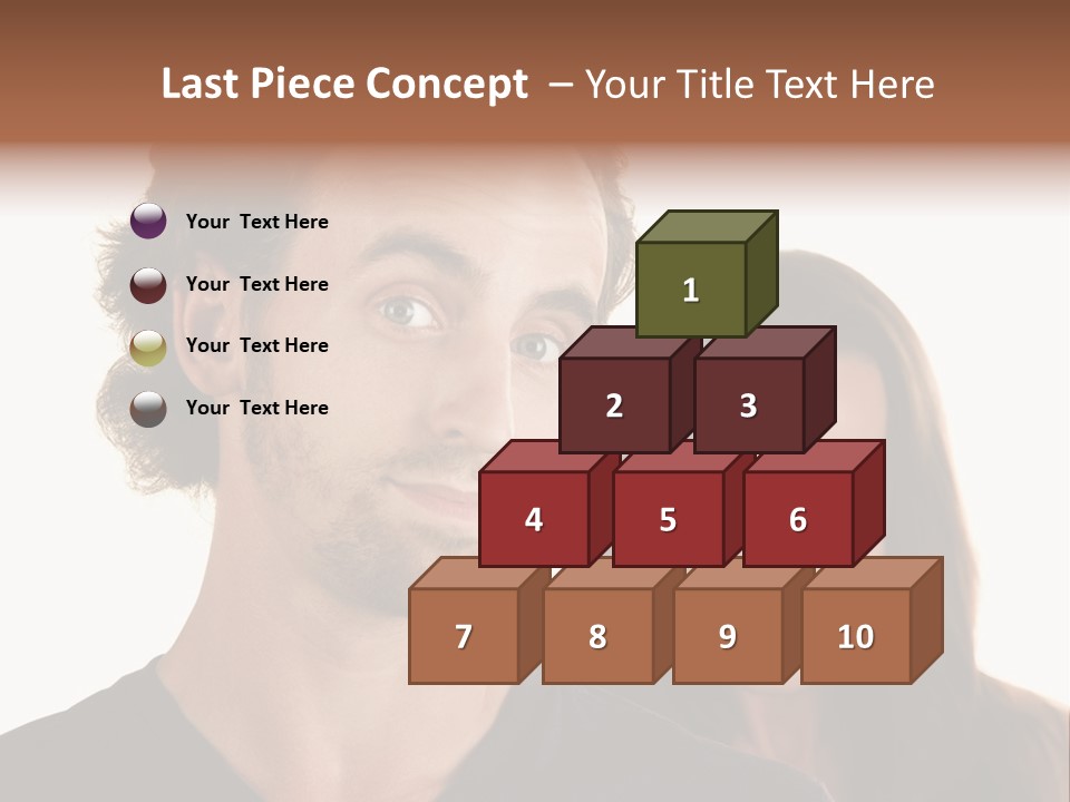 Innocent Fighting Partner PowerPoint Template