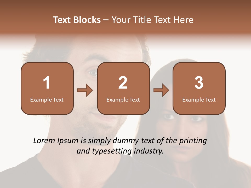 Innocent Fighting Partner PowerPoint Template
