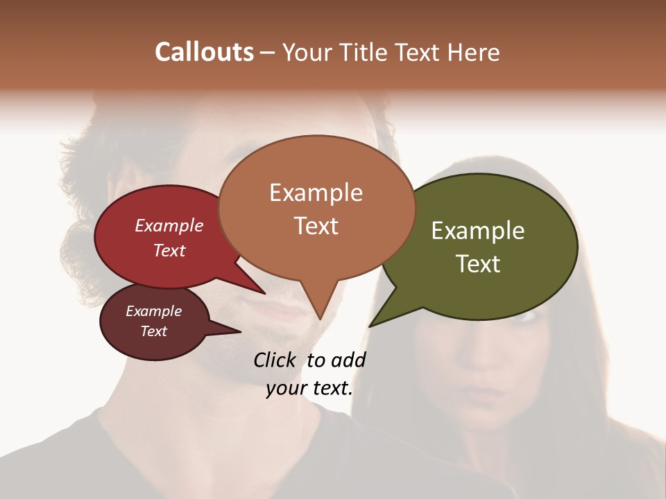 Innocent Fighting Partner PowerPoint Template