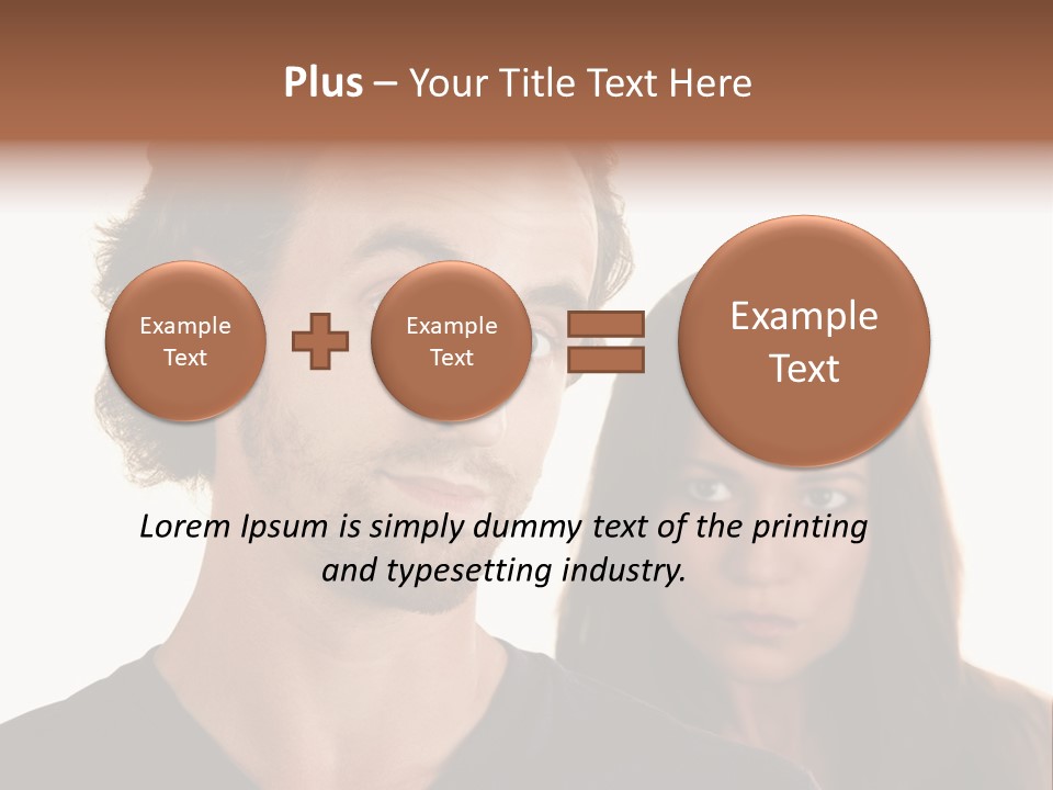 Innocent Fighting Partner PowerPoint Template