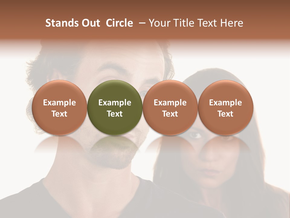 Innocent Fighting Partner PowerPoint Template