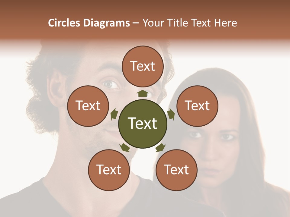Innocent Fighting Partner PowerPoint Template